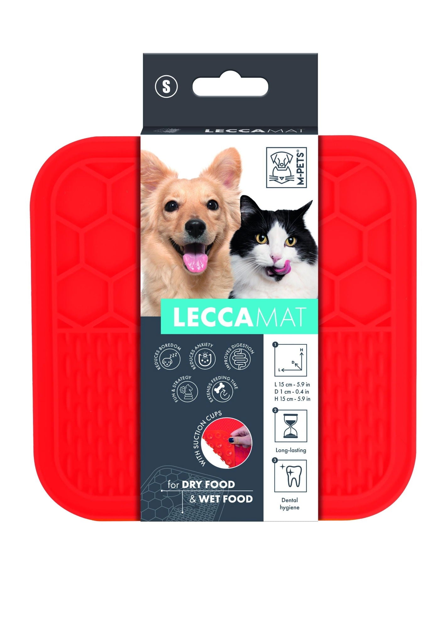 M-PETS Lecca Mat Red Small