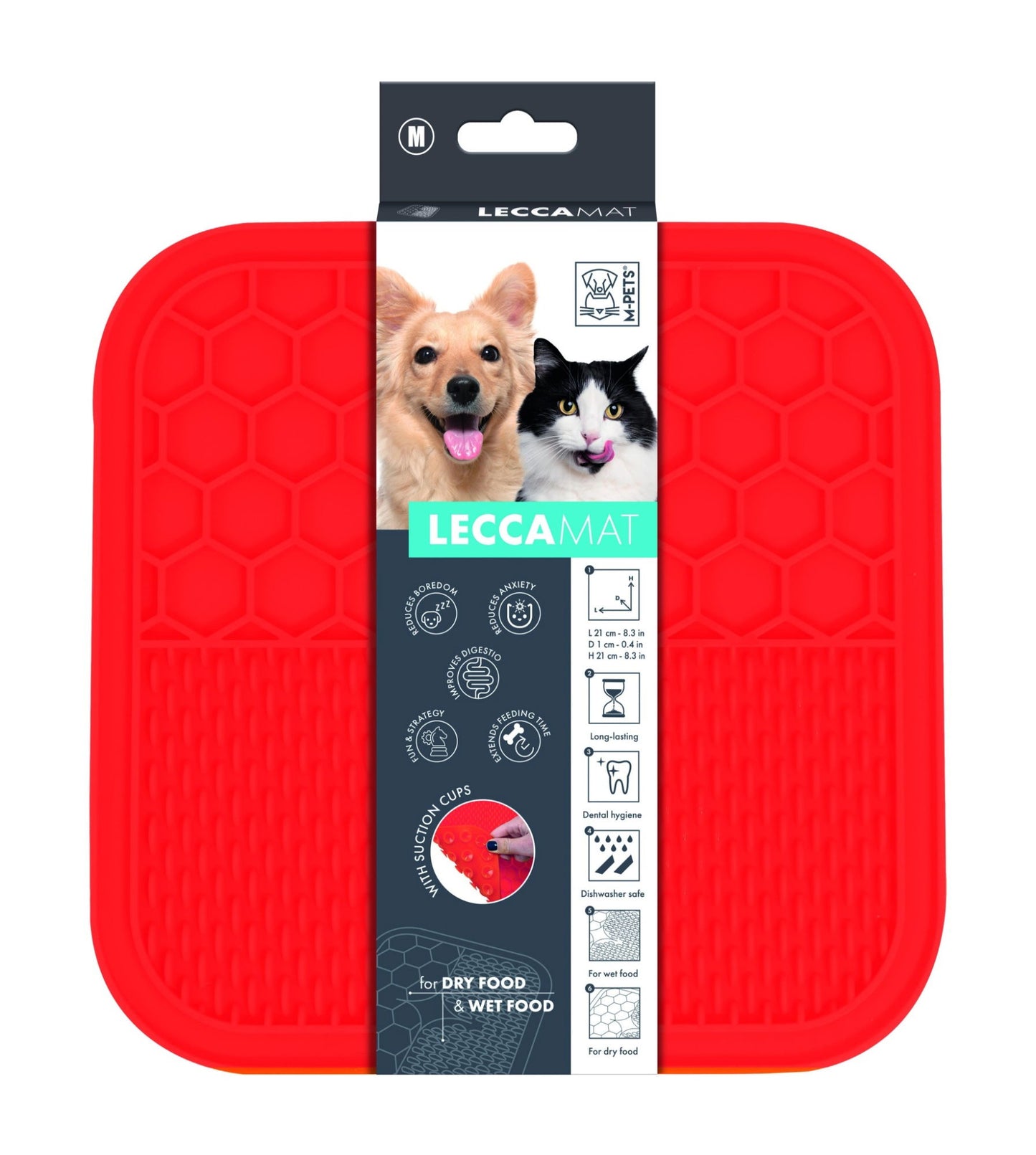 M-PETS Lecca Mat Red Medium