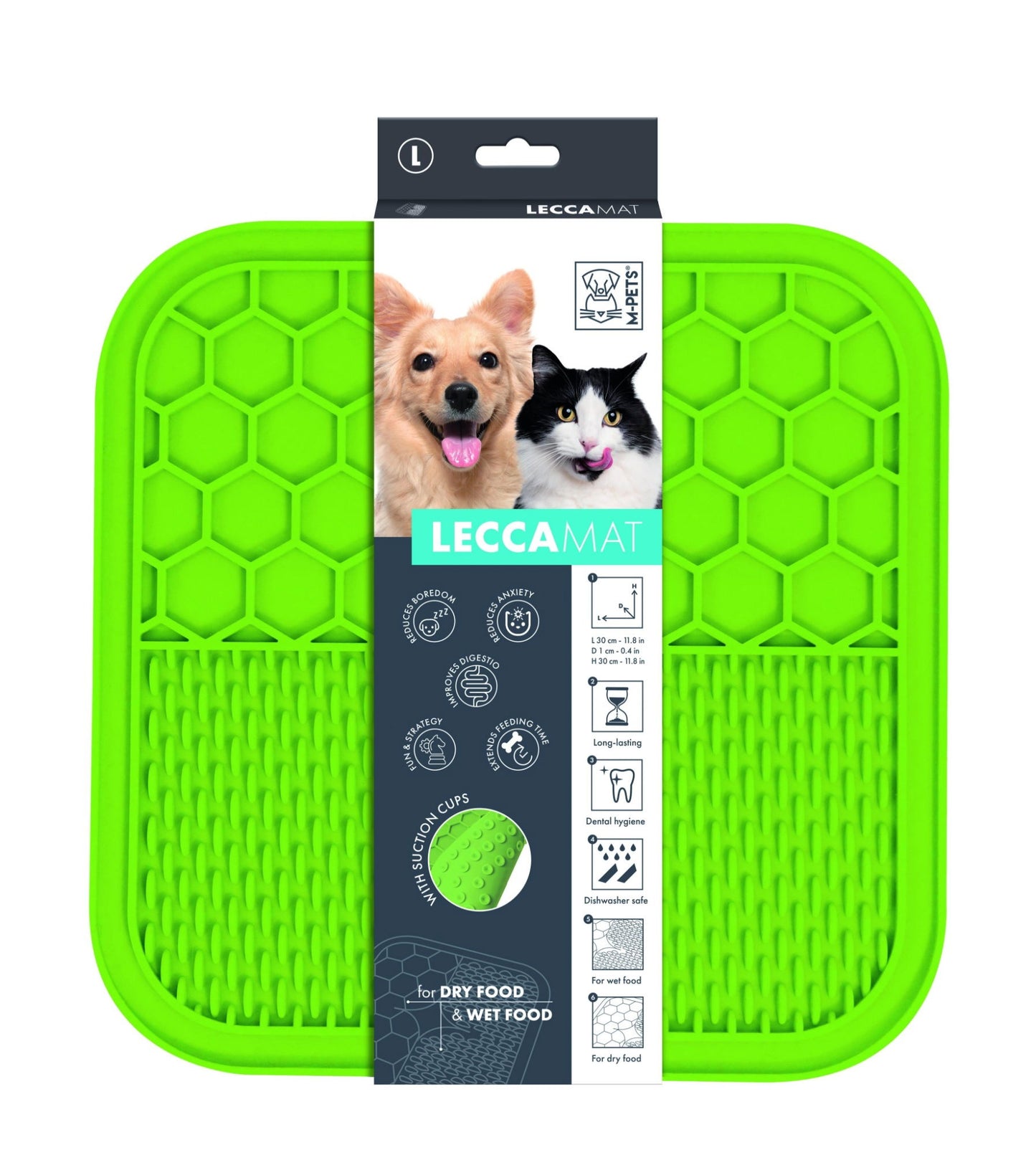 M-PETS Lecca Mat Green Large