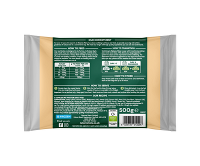 Natures Menu Complete & Balanced 80/20 Blocks Goose & Turkey 500g