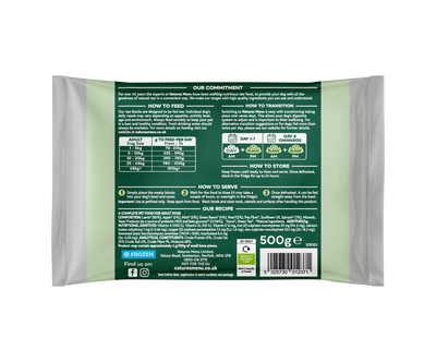 Natures Menu Complete & Balanced 80/20 Blocks Lamb 500g