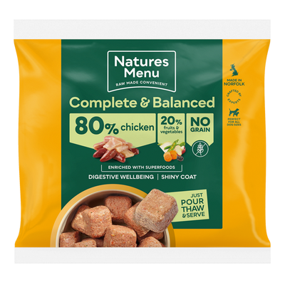 Natures Menu Complete & Balanced 80/20 Chicken 1kg