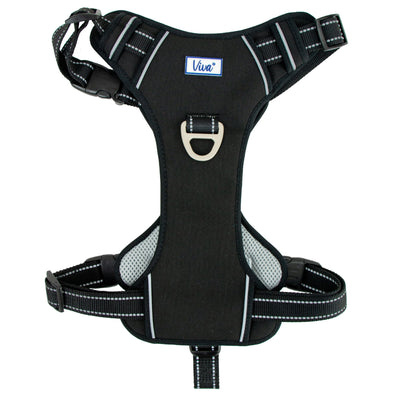 Ancol Viva Exercise & Travel Harness Black L 60-85cm