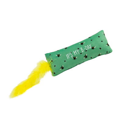 Ancol Soft Plush B-Day Patterned Cat Kicker