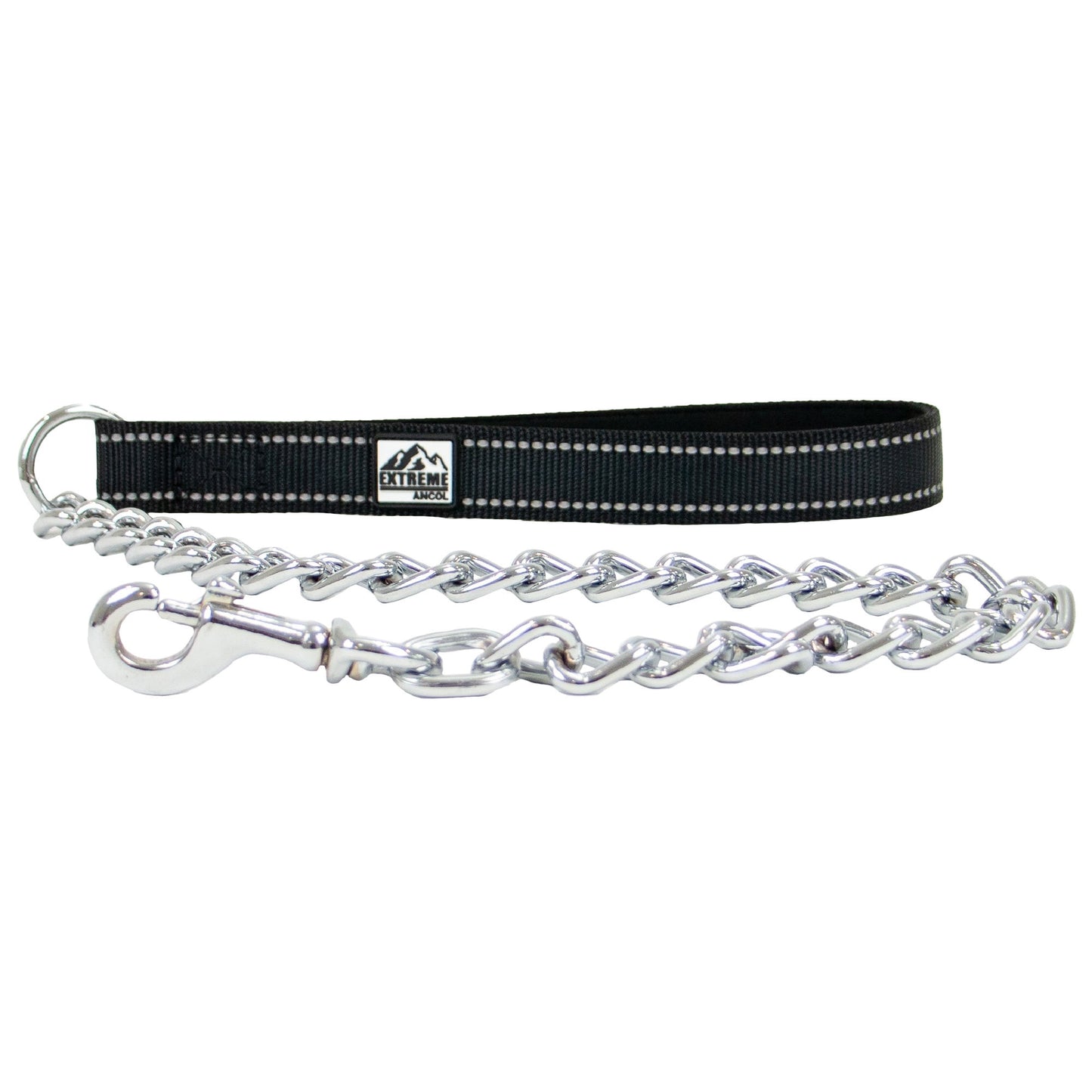 Ancol Extreme Extra Heavy Chain Lead Black 80cm