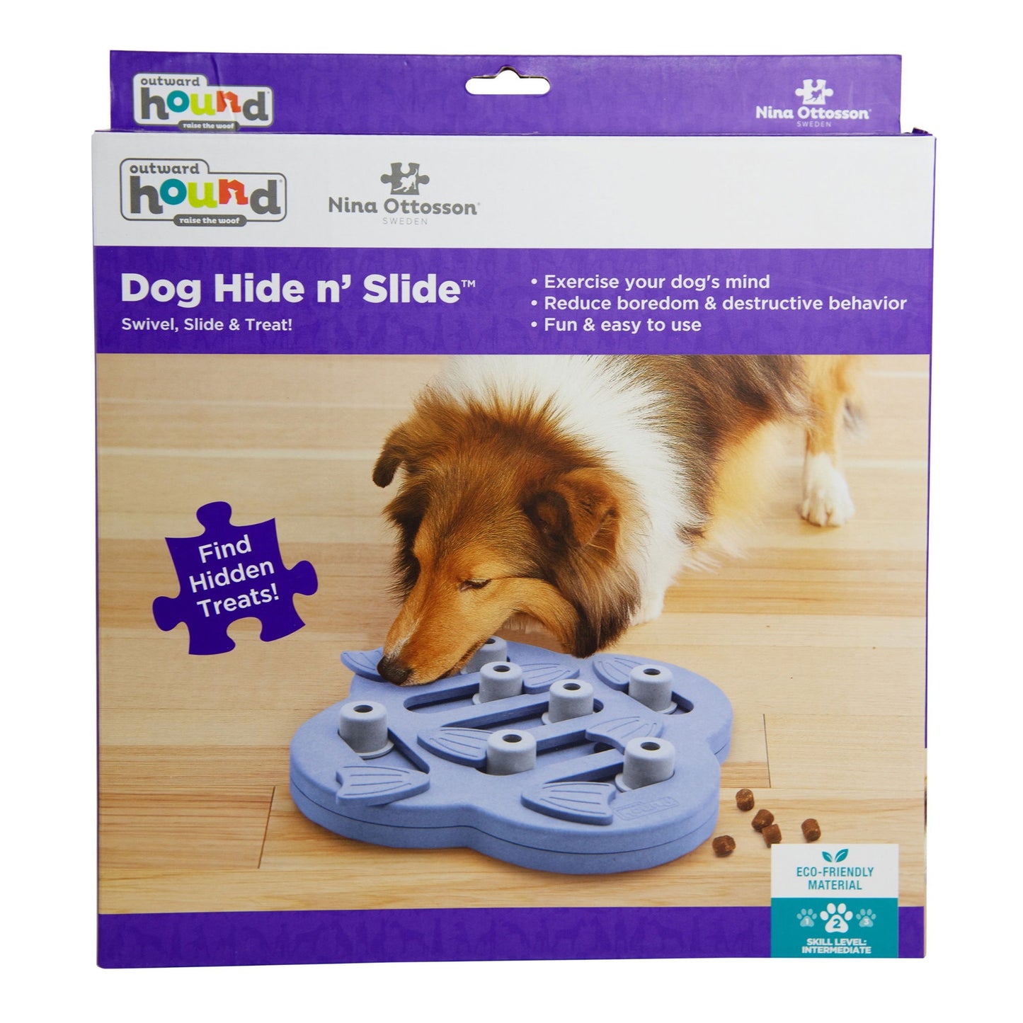 Nina Ottosson Dog Hide N Slide Purple