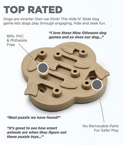 Nina Ottosson Dog Hide N Slide Tan