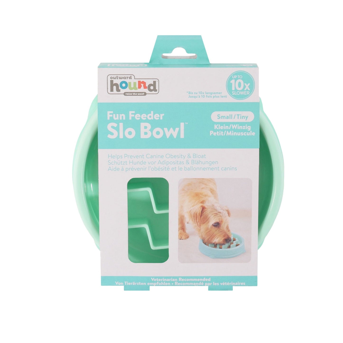Outward Hound Fun Feeder Wave Mint 15cm