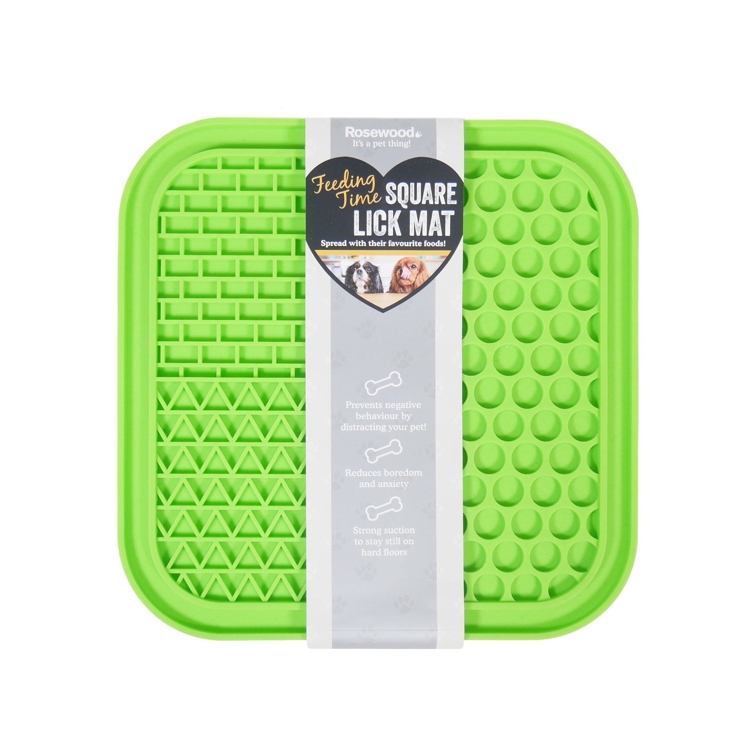 Rosewood Square Shape Lick Mat SRP