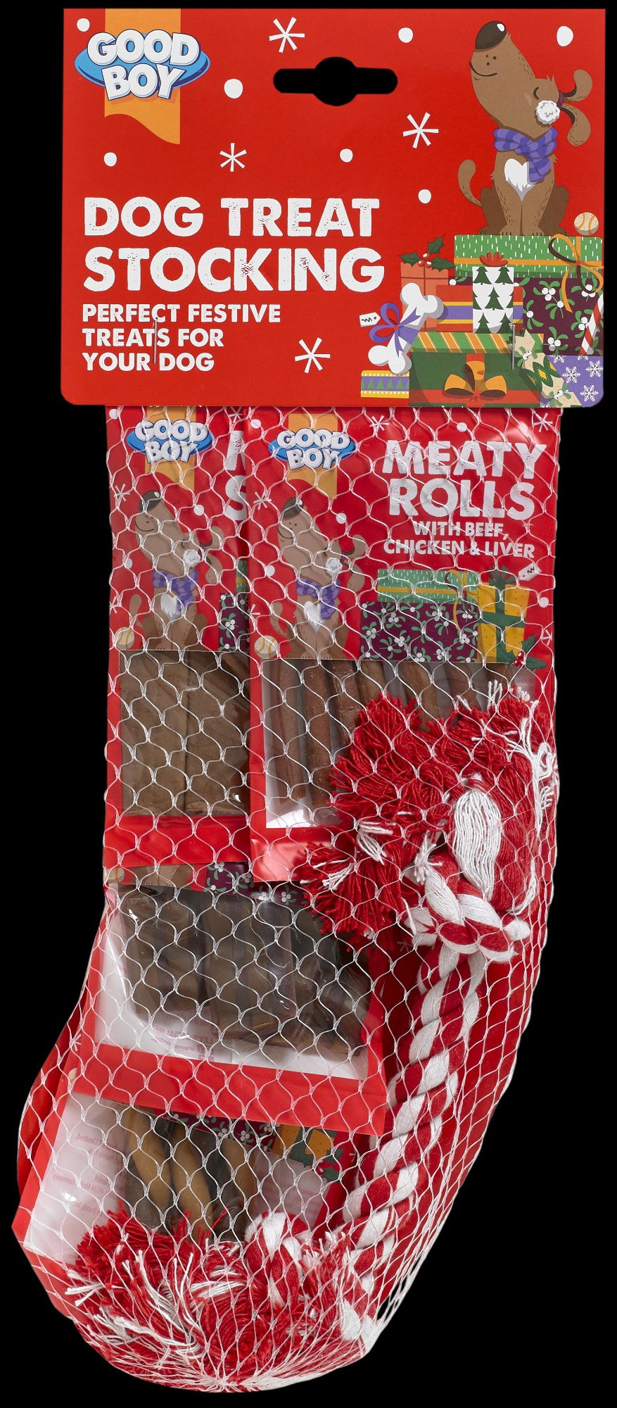 Good Boy Dog Treat Stocking 120g