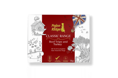 Paleo Ridge Classic Beef Tripe and Turkey 1kg