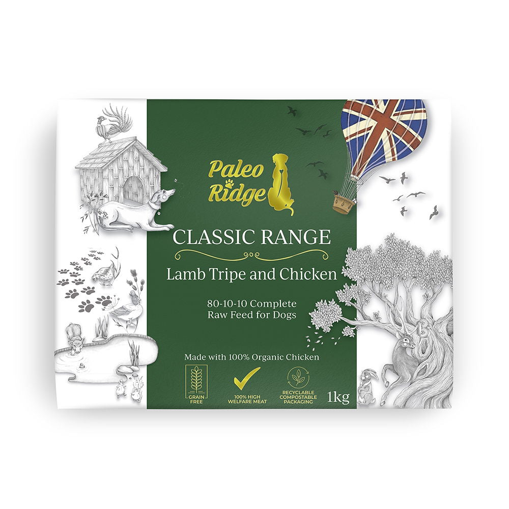 Paleo Ridge Classic Lamb Tripe and Chicken 1kg