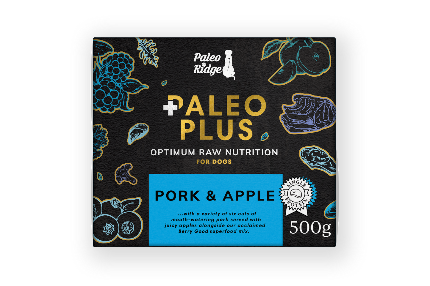Paleo Ridge Paleo Plus Pork & Apple 500g