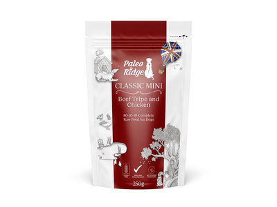 Paleo Ridge Classic Mini Beef Tripe and Chicken 250g