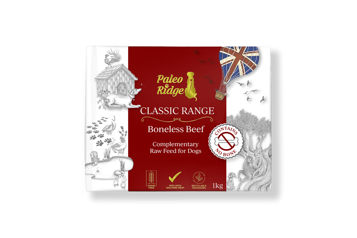 Paleo Ridge Classic Boneless Beef 1kg
