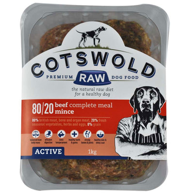 Cotswold Raw Working Dog Active Beef Mince 1kg