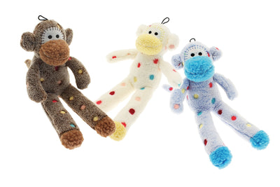 Happy Pet Little Rascals Sock Monkey Dog Toy