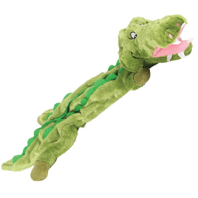 Happy Pet Wild Crinkler Dog Toy - Alligator