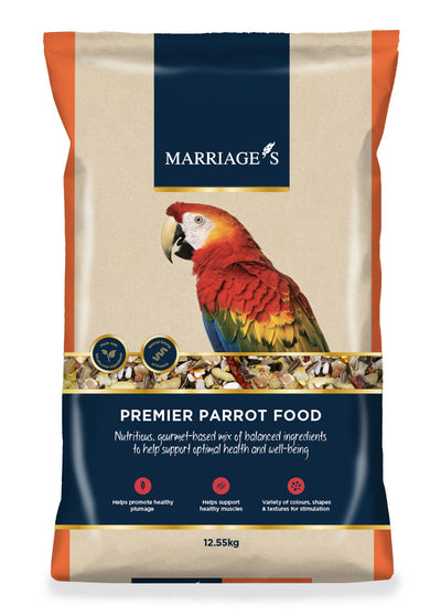 Marriages Premier Parrot Food - 12.55kg