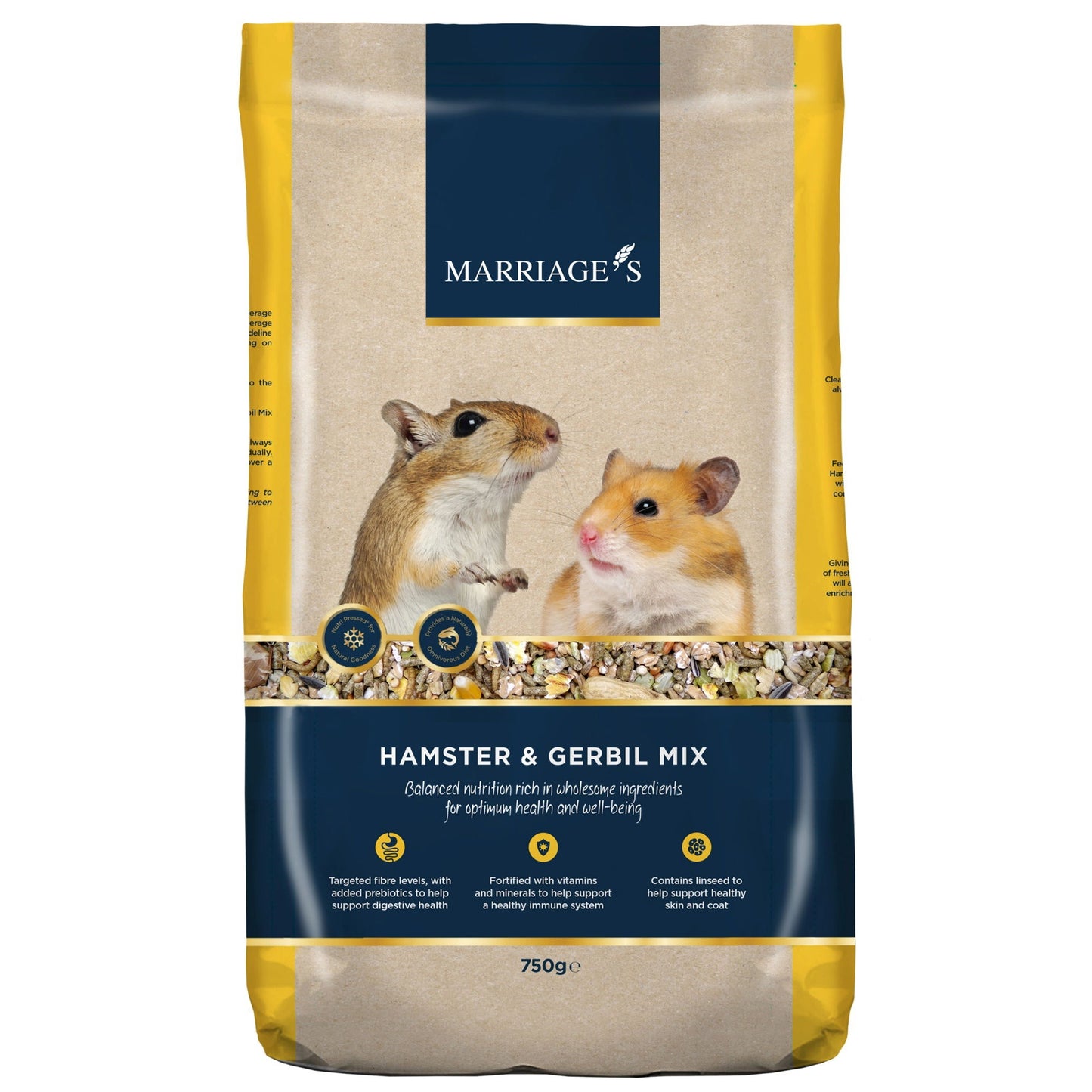Marriages Hamster & Gerbil Mix - 750g
