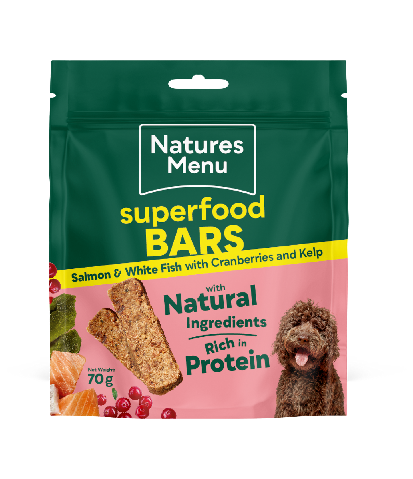Natures Menu Superfood Bars Fish 70g