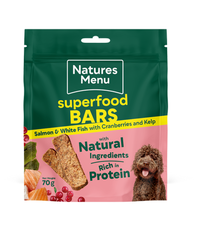Natures Menu Superfood Bars Fish 70g