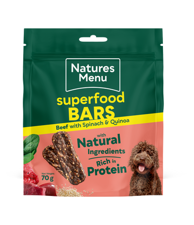 Natures Menu Superfood Bars Beef 70g