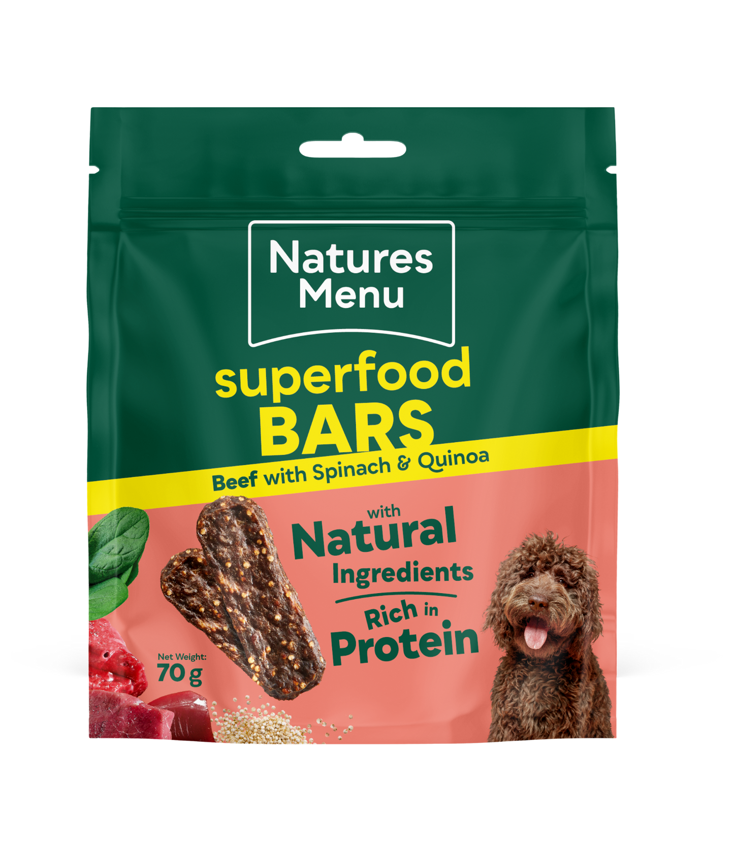 Natures Menu Superfood Bars Beef 70g