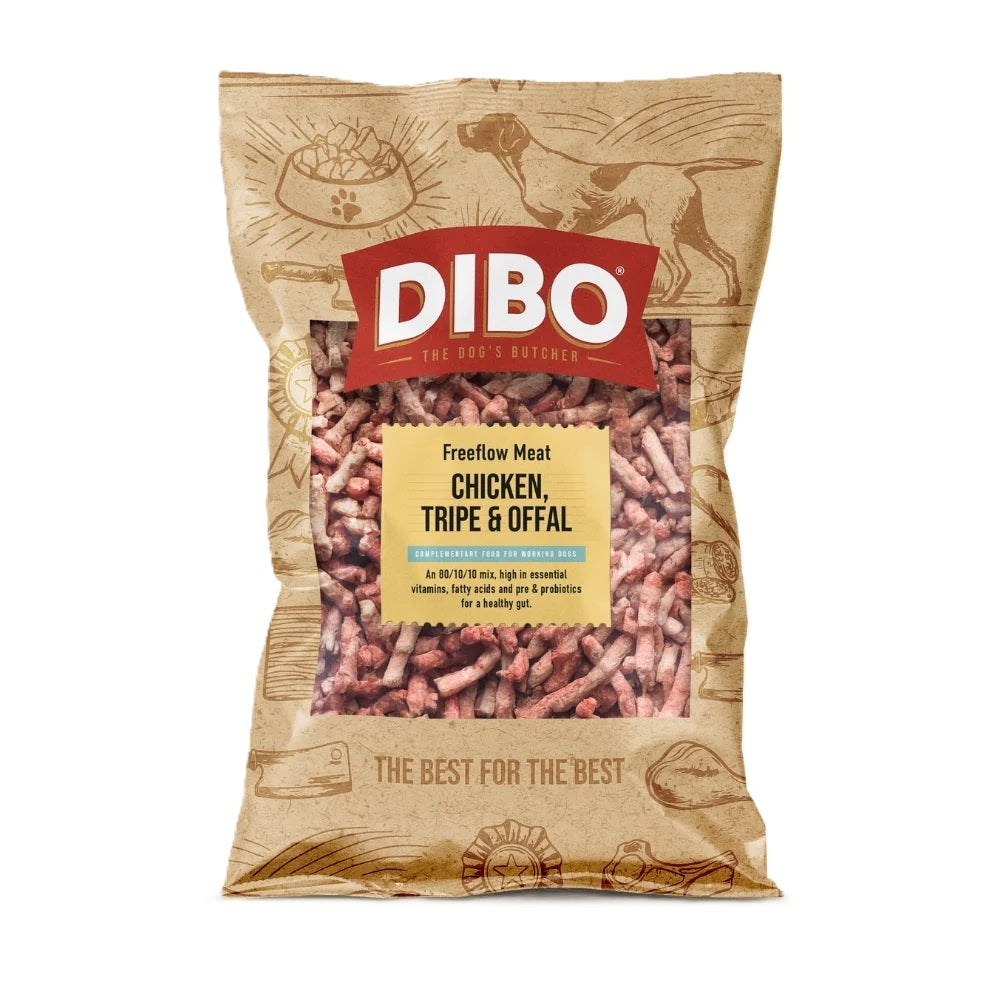Dibo Chicken Tripe & Offal Freeflow 1kg