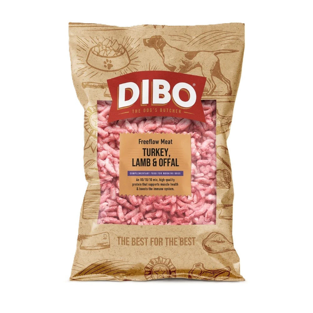 Dibo Turkey Lamb & Offal Freeflow 1kg