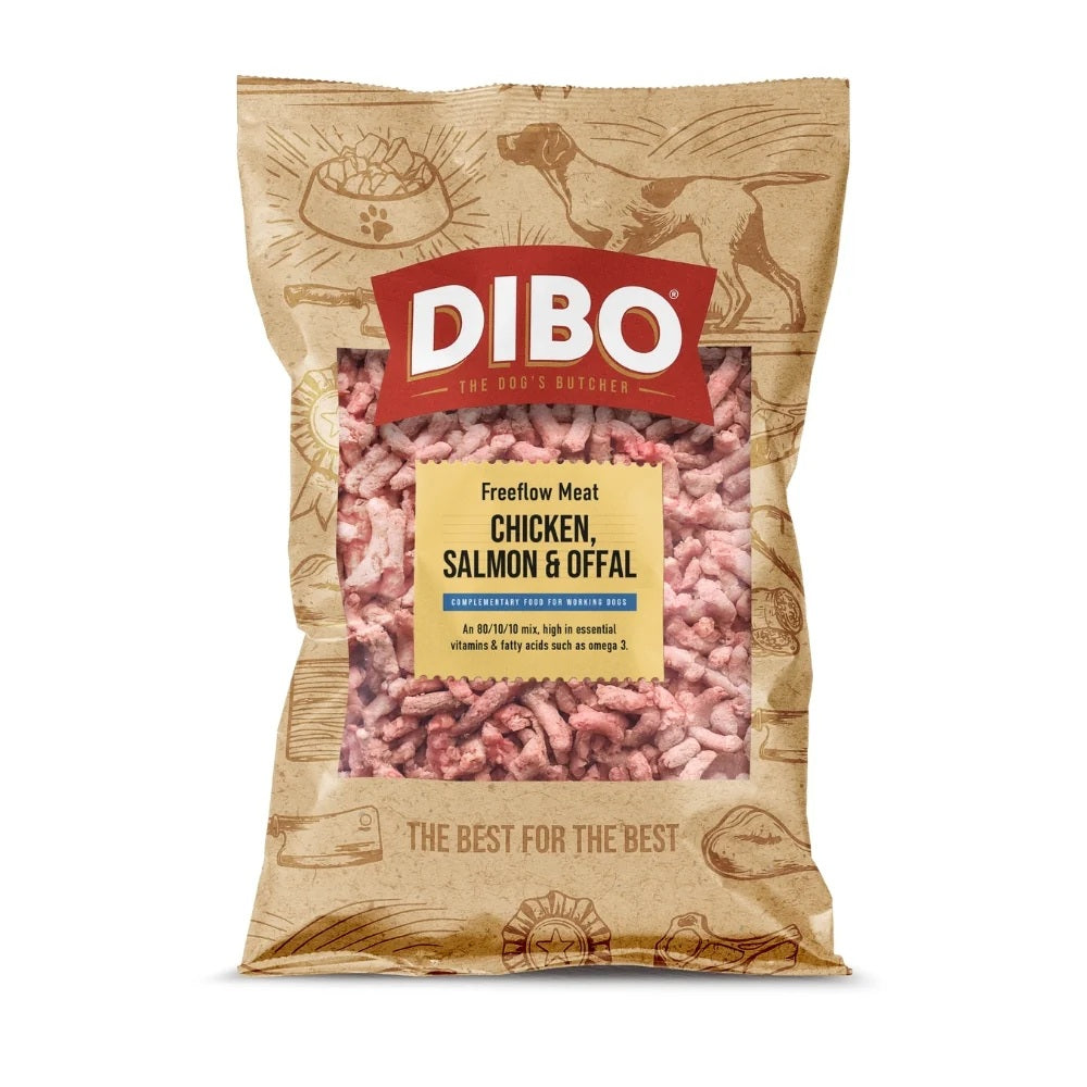 Dibo Chicken Salmon & Offal Freeflow 1kg