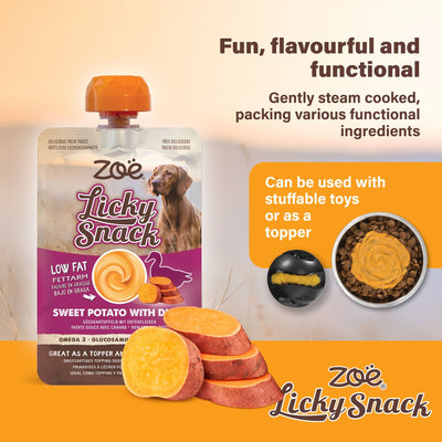 Zoë Licky Snack Sweet Potato & Duck Recipe 85g