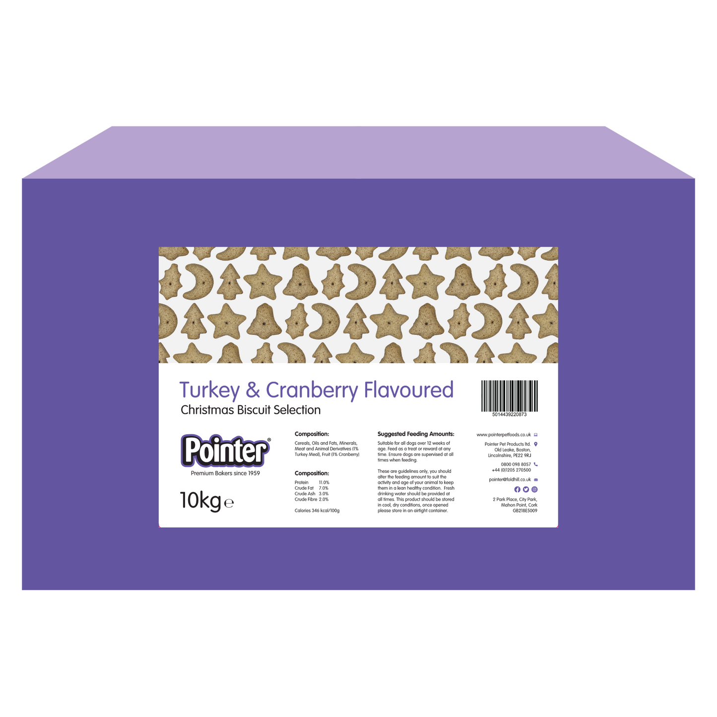 Pointer Christmas Biscuit Selection 10kg