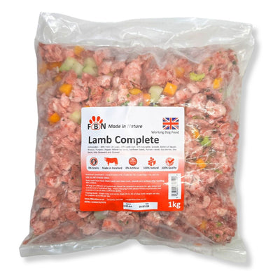 Fur Baby Nutrition Lamb Complete Frozen Dog Food  1kg