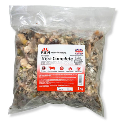 Fur Baby Nutrition Tripe Complete Frozen Dog Food 1kg