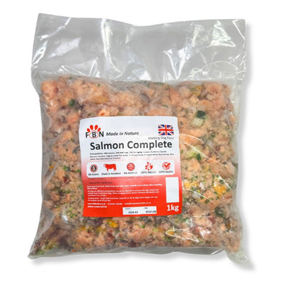 Fur Baby Nutrition Salmon Complete Frozen Dog Food 1kg