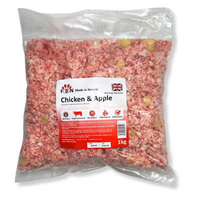 Fur Baby Nutrition Chicken & Apple Frozen Dog Food 1kg