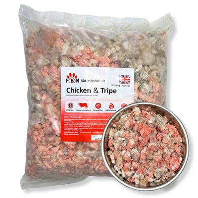 Fur Baby Nutrition Chicken & Tripe Frozen Dog Food 1kg
