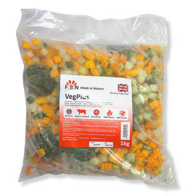 Fur Baby Nutrition VegPlus (No Meat) Frozen Dog Food 1kg