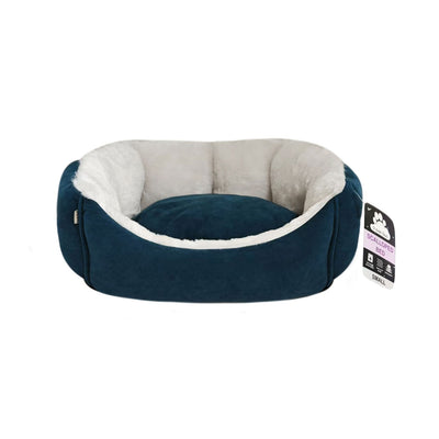 Dream Paws Scalloped Bed – Blue – Small