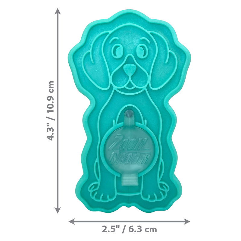 KONG ZoomGroom Bubbles Dog Toy - Large