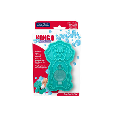 KONG ZoomGroom Bubbles Dog Toy - Large