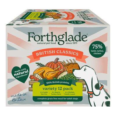 Forthglade British Classics Variety 12x395g (Chicken  Lamb & Turkey)