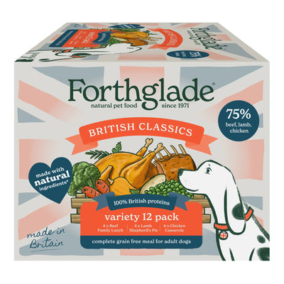 Forthglade British Classics Variety 12x395g (Chicken  Lamb & Beef)
