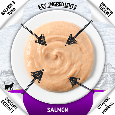 COOKHOUSE Luxury Cat Treats - Luxury Licks Puree - Mixed Variety