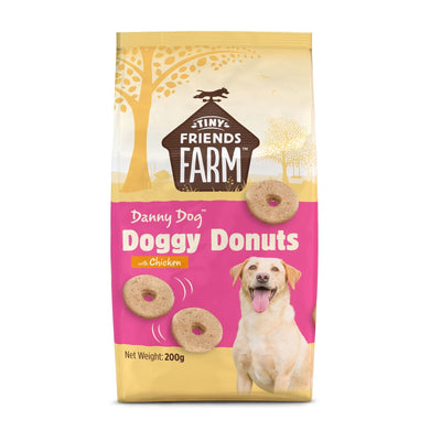 Tiny Friends Farm Danny Dog - Doggy Donuts with Chicken 200g