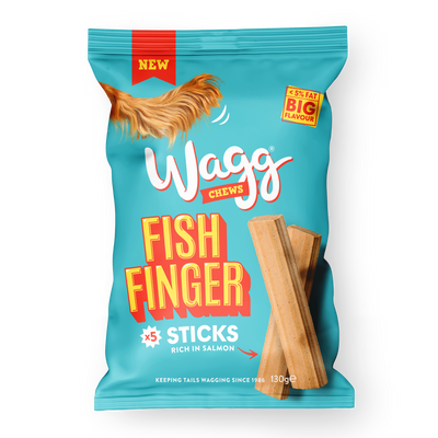 Wagg Chews Fish Finger Sticks 130g