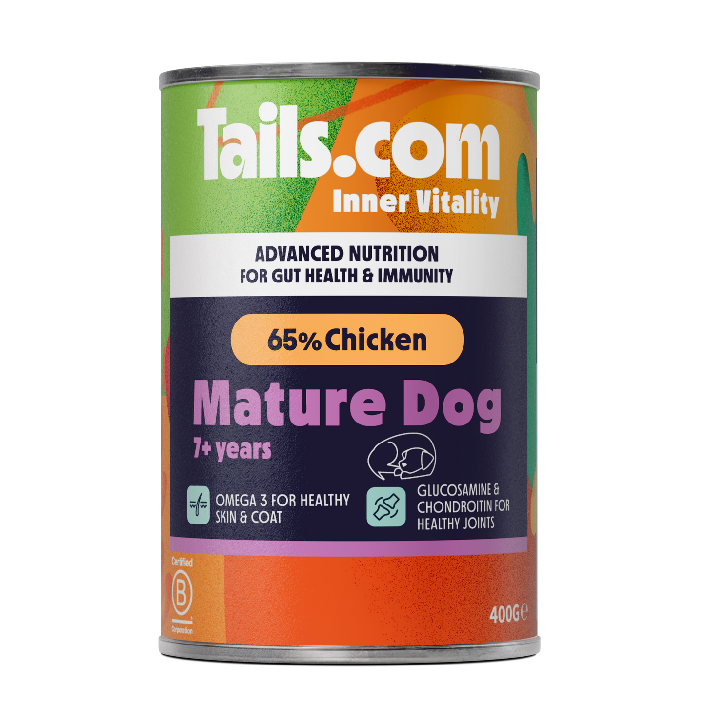 Tails.com Inner Vitality Mature Chicken Can 400g