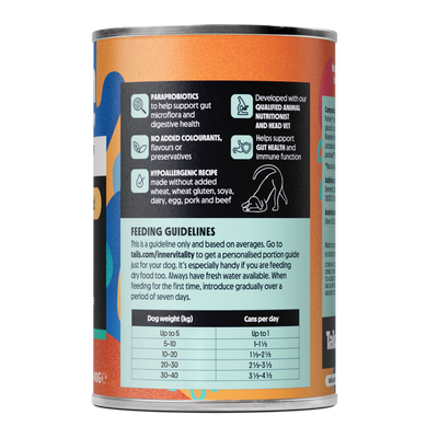 Tails.com Inner Vitality Sensitive Adult Chicken & Cod Can 400g