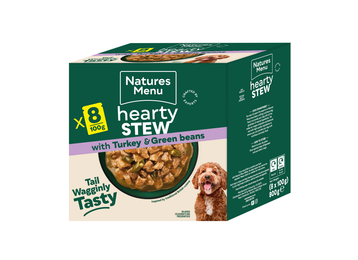 Natures Menu Pouch - Stews - Turkey 8x100g